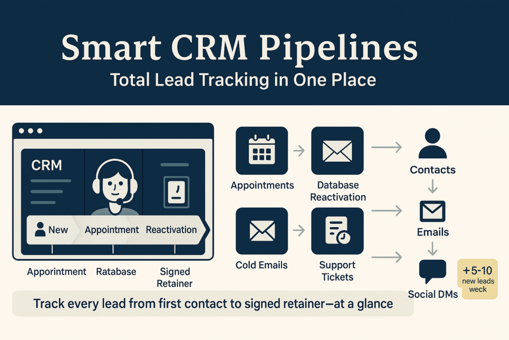 Learn how GoHighLevel Lawyer Snapshot streamlines appointment booking and follow-up automatically.